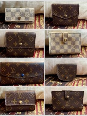 💚Louis Vuitton Monogram and Damier Azur Wallets💚